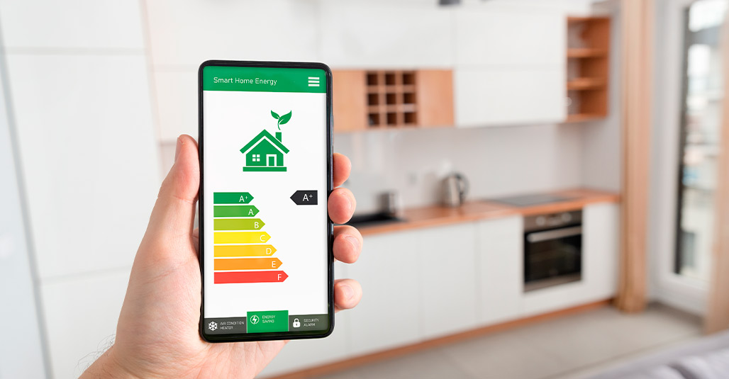 Visual representation of smart home technology emphasizing energy efficiency and upgrades beneficial for RGV homeowners.