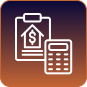 calculator and home cost icon